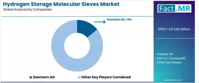 Hydrogen Storage Molecular Sieves Market   Analysis By Company